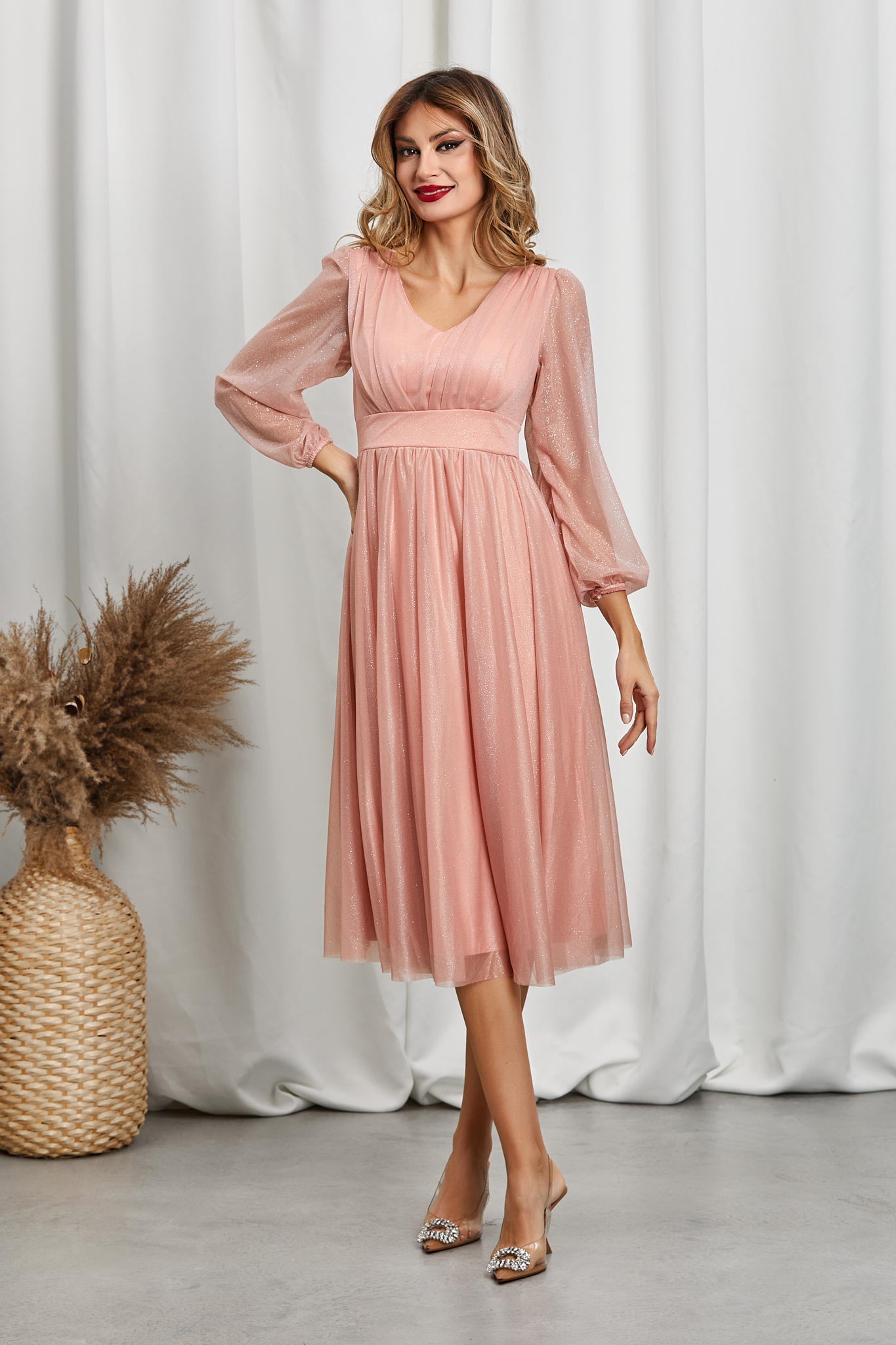 Rochie Wilma Peach