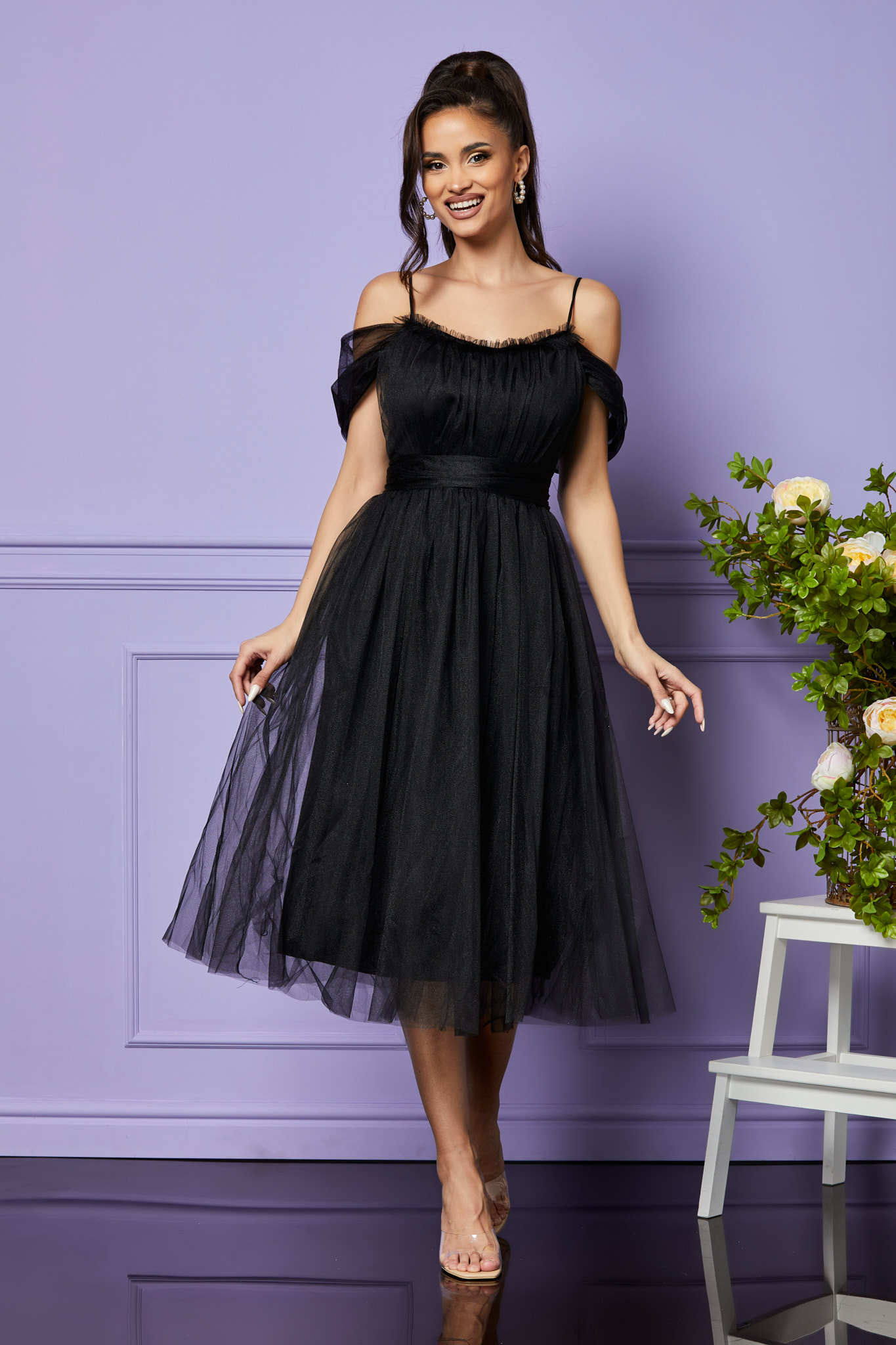 Rochie Queeny Neagra