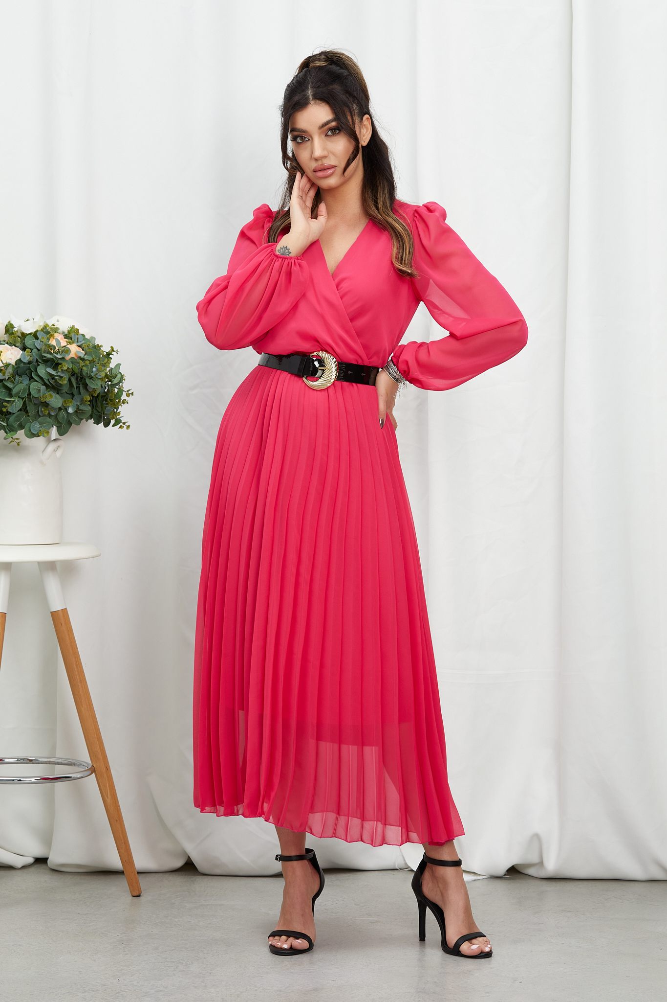 Rochie Ingrid Fucsia