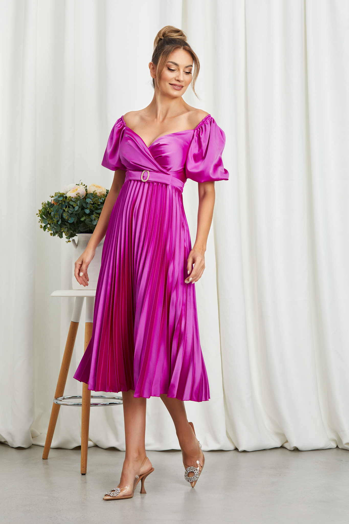 Rochie Melba Fucsia