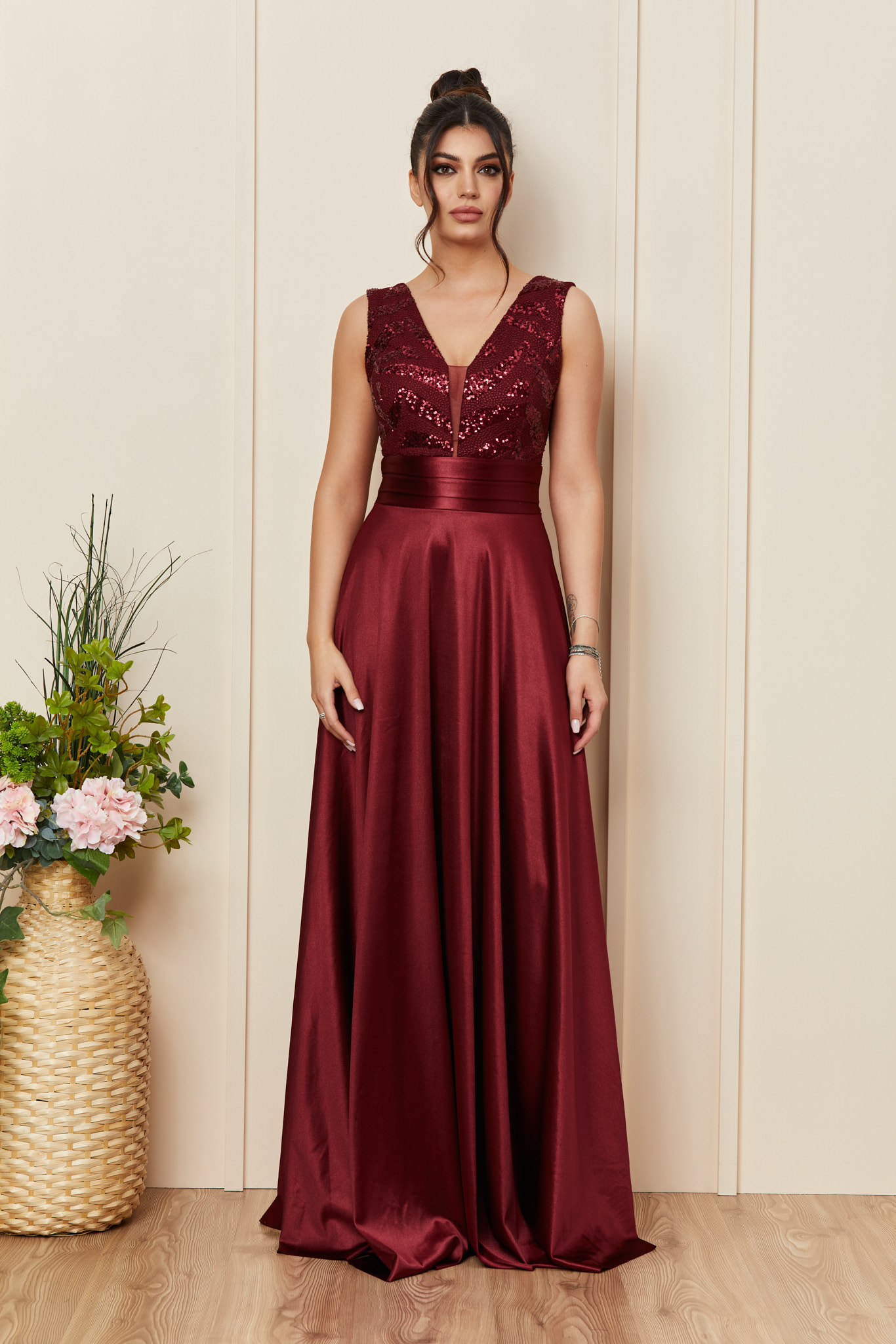 Rochie Delight Bordo