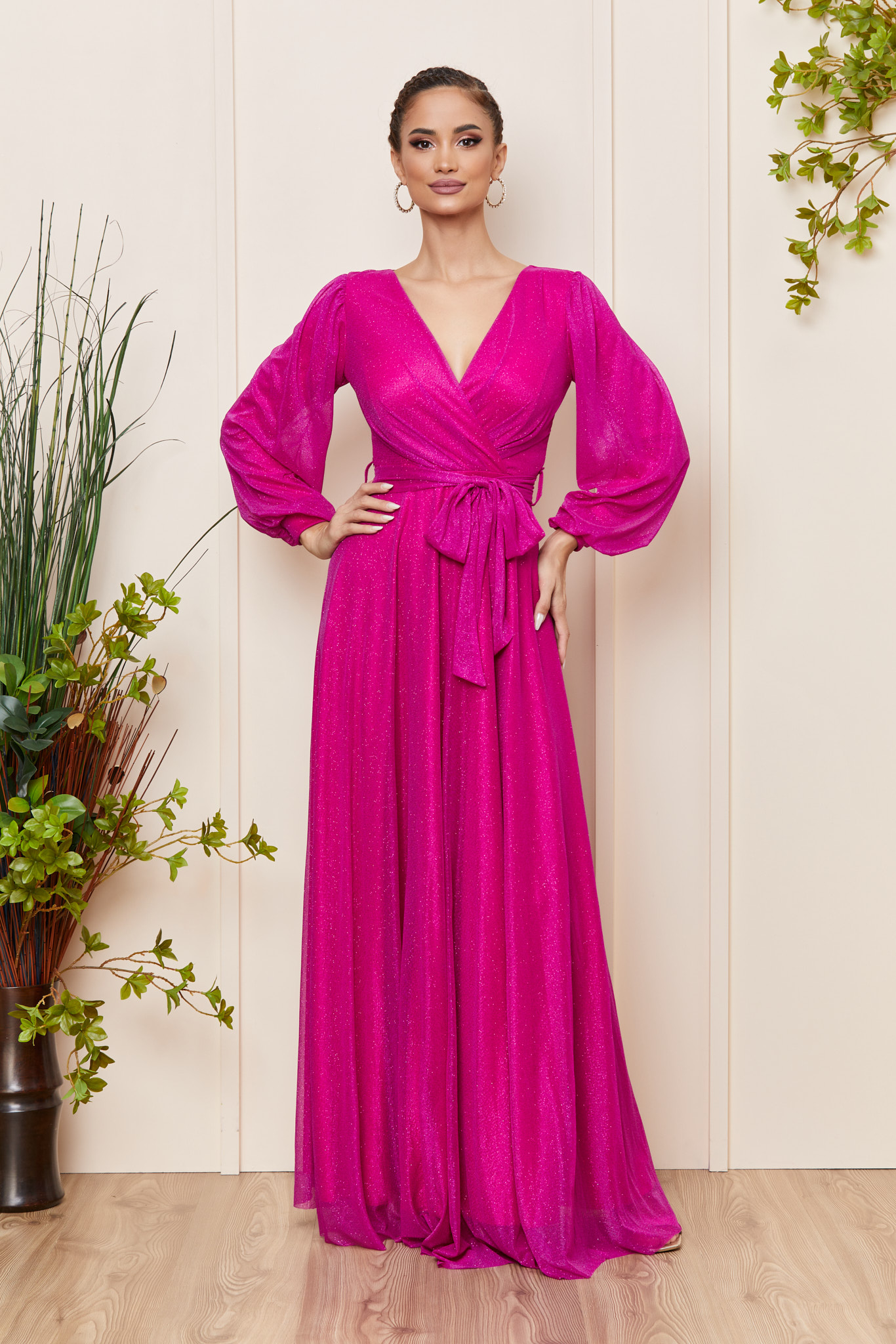 Rochie Ophelia Fucsia