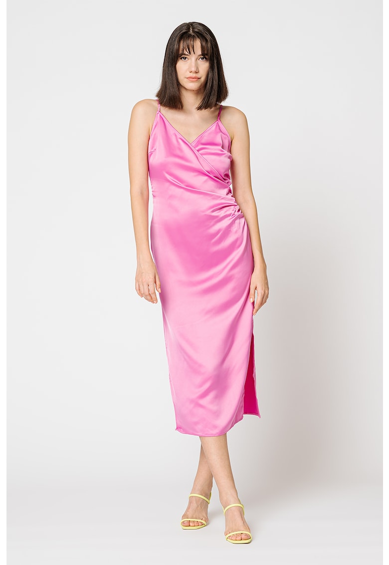 Rochie dreapta din satin Astrid