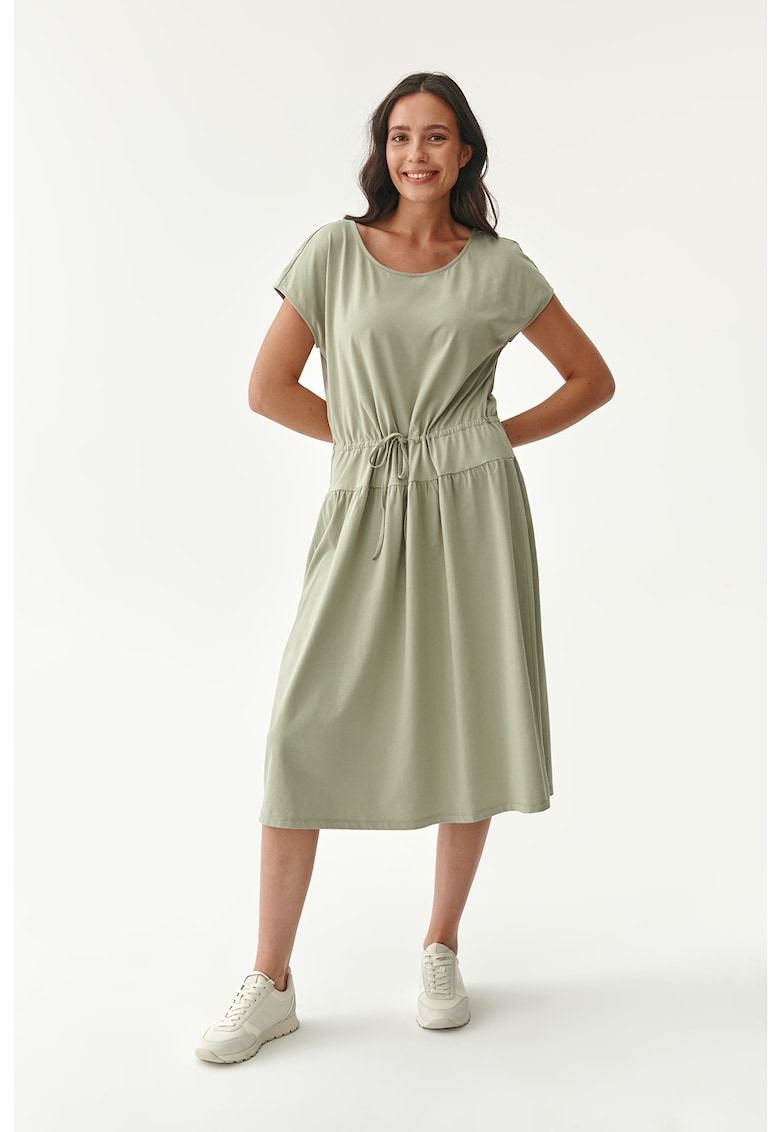 Rochie midi cu talie ajustabila