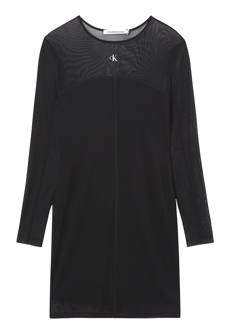 Rochie cu segment din plasa