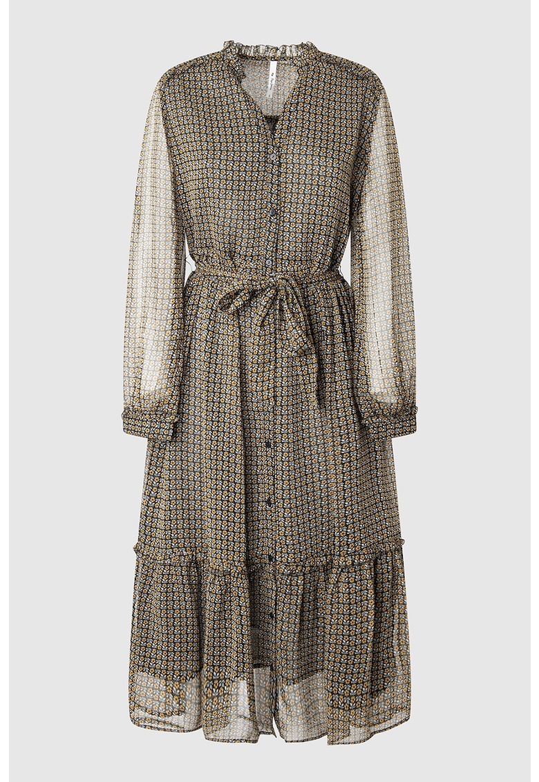Rochie vaporoasa cu imprimeu
