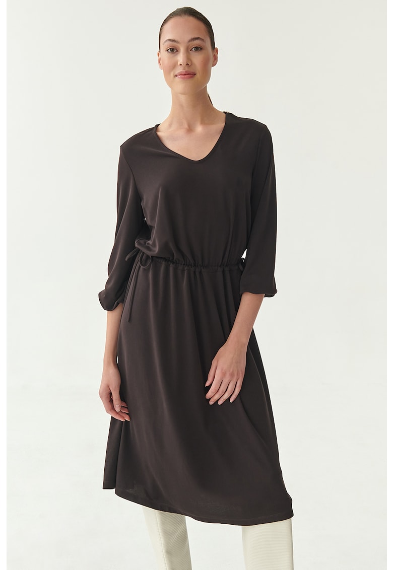 Rochie din amestec de modal cu decolteu in V