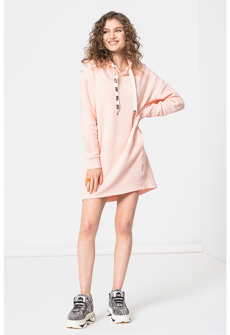 Rochie-hanorac din amestec de modal cu buzunare laterale