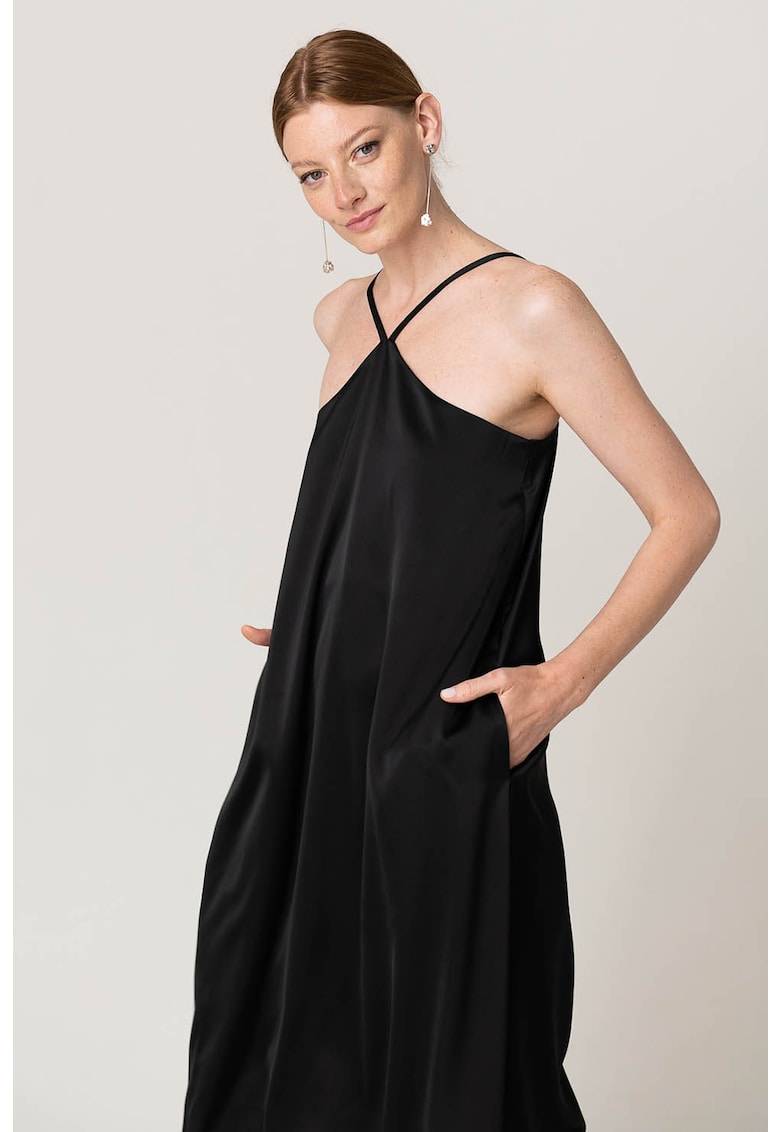 Rochie midi cu buzunare