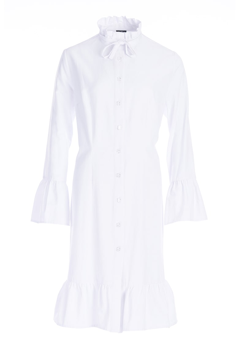 Rochie-camasa cu terminatie evazata