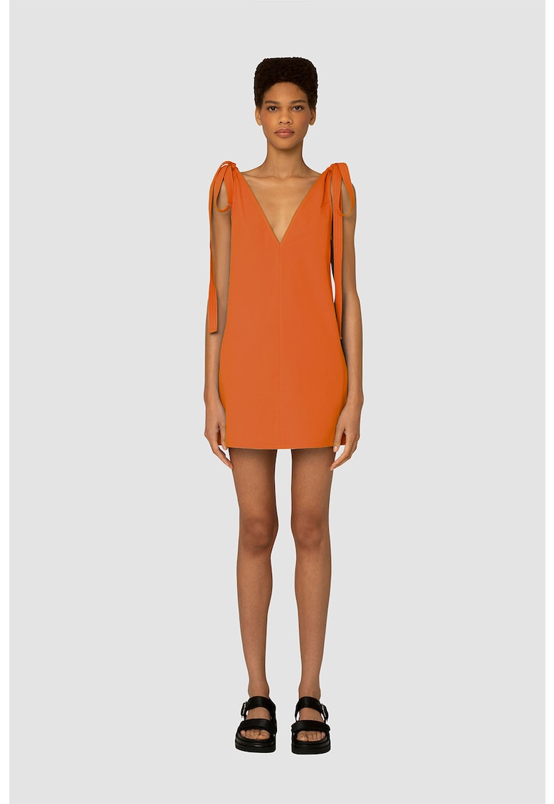 Rochie cu buzunare laterale si decolteu adanc in V Jagger