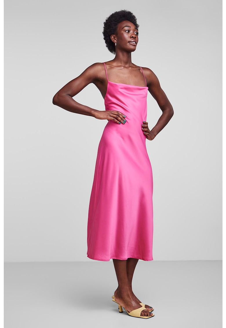 Rochie midi de satin