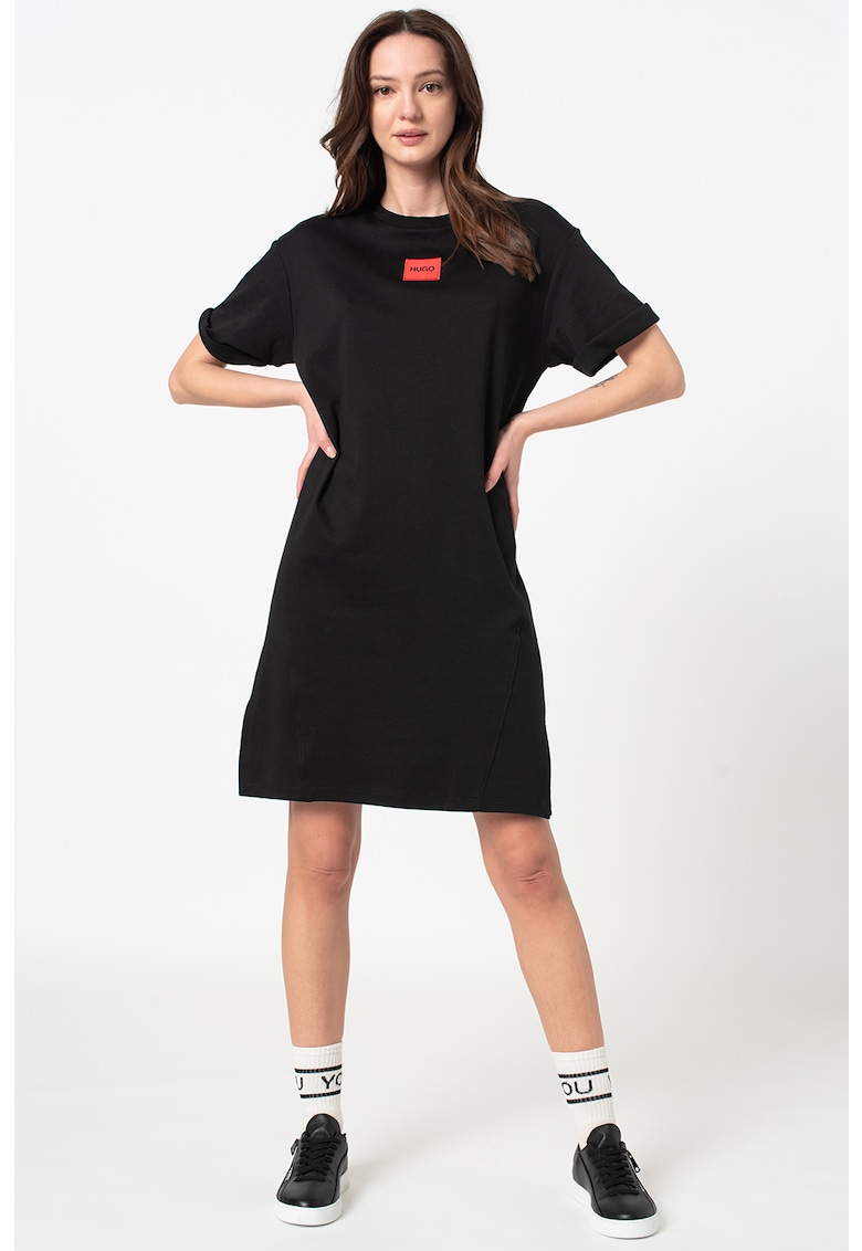Rochie-tricou lejer cu sli lateral Neyle