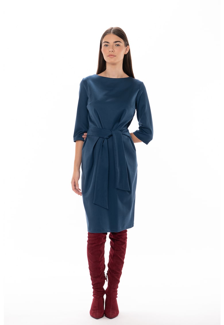 Rochie dreapta cu maneci 3/4 Anita