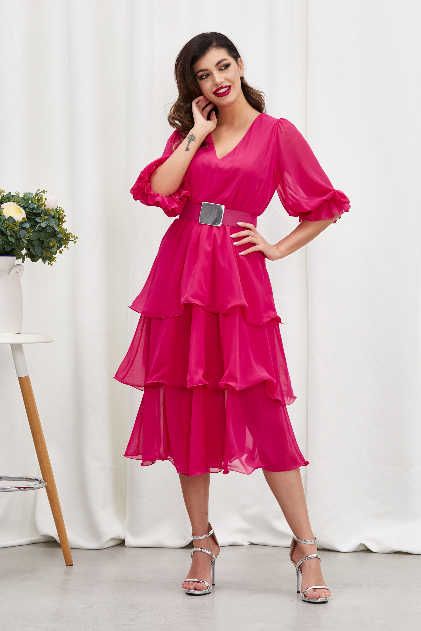 Rochie Camilla Fucsia