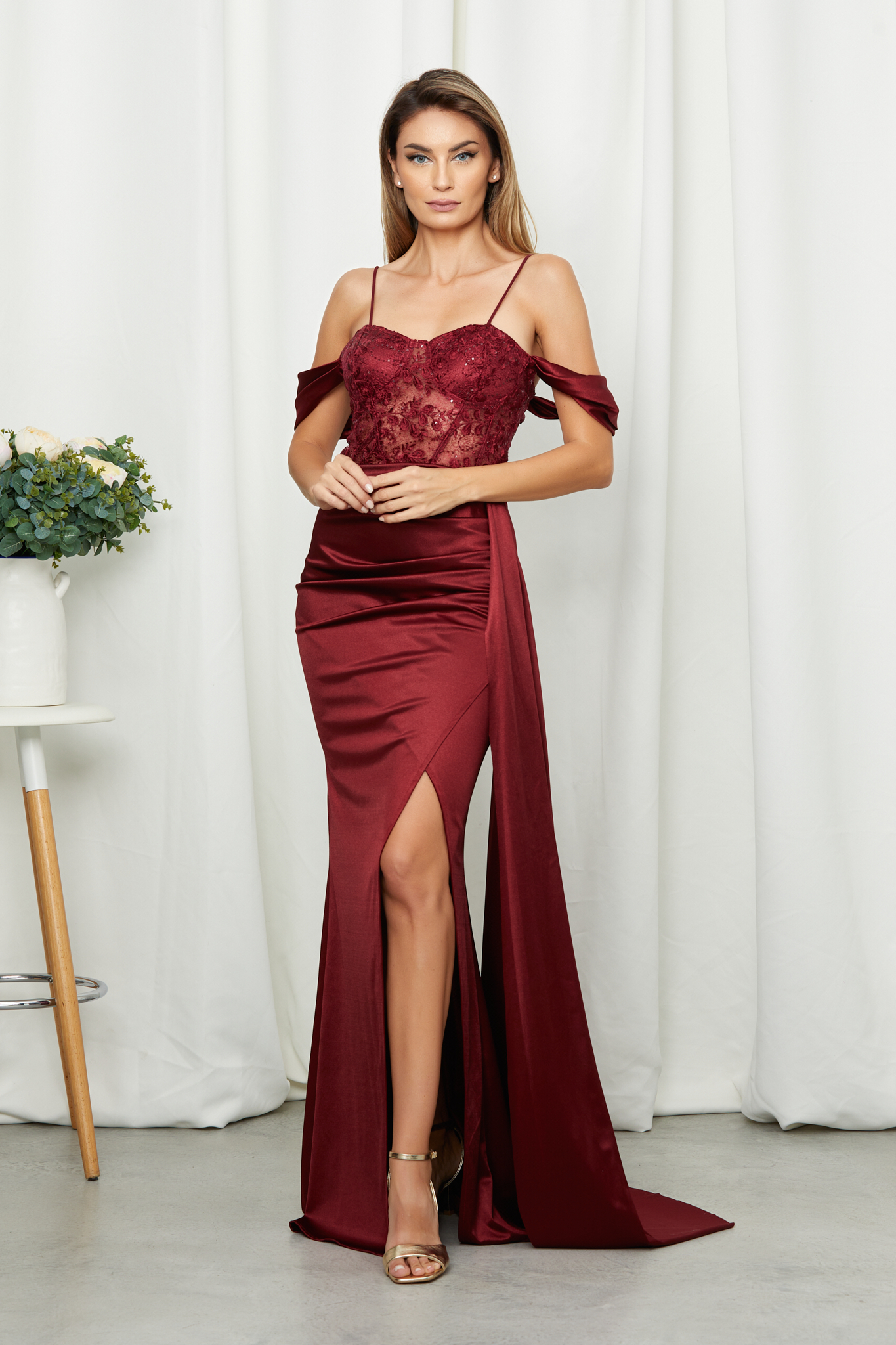 Rochie Yoana Bordo