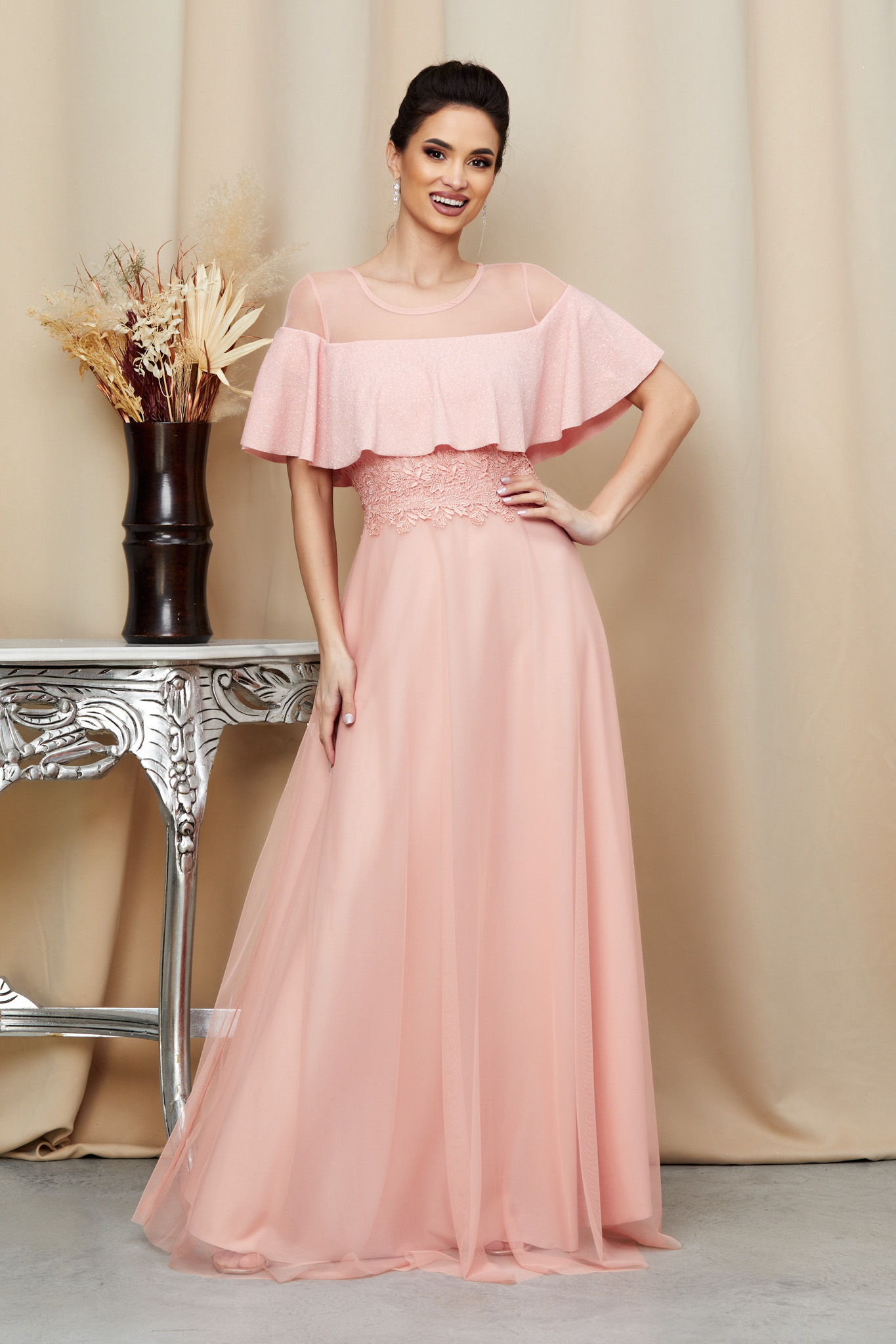 Rochie Adellya Peach