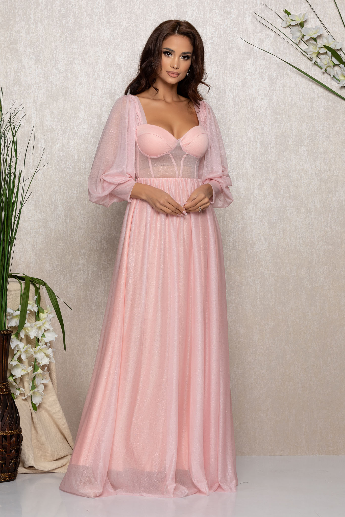 Rochie Louisiana Peach