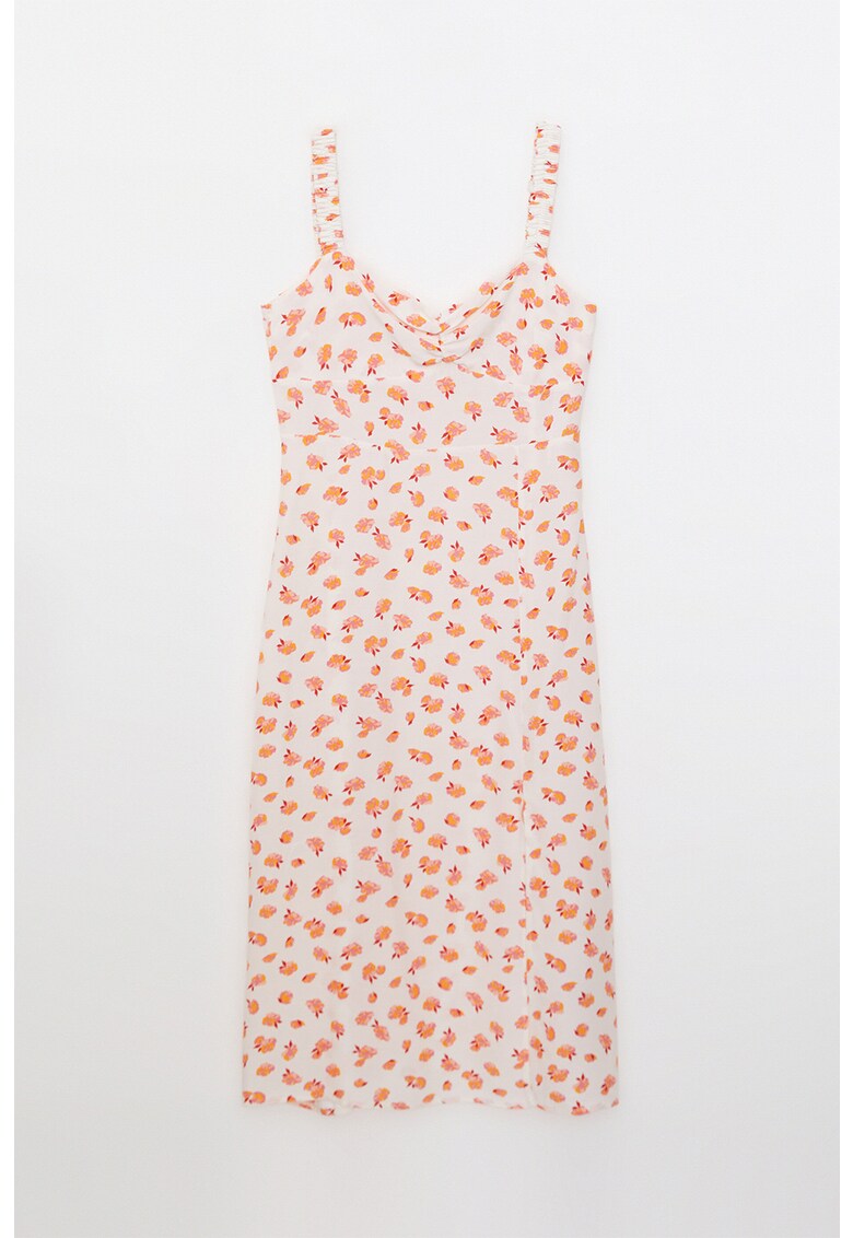 Rochie din viscoza cu imprimeu floral