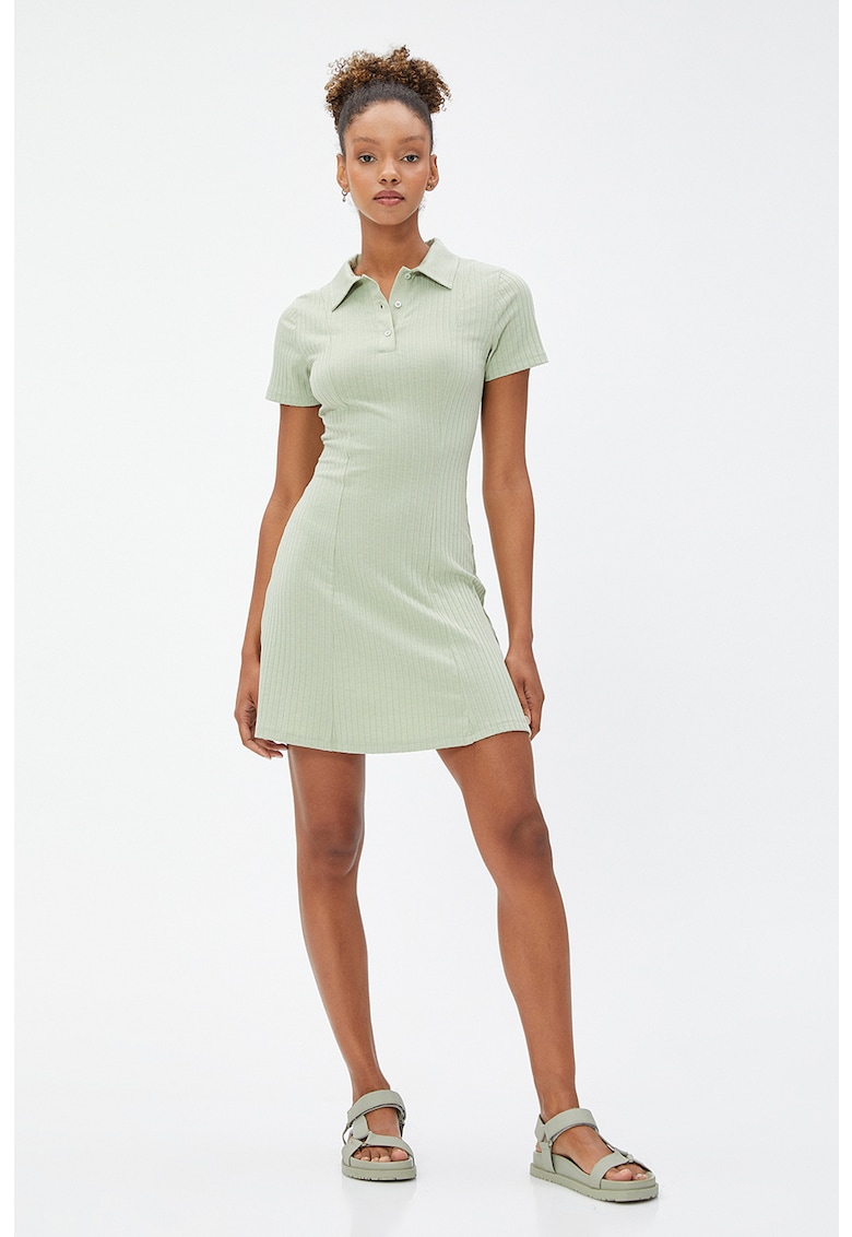 Rochie polo striata