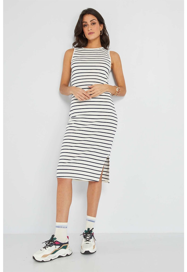 Rochie-top midi cu croiala bodycon