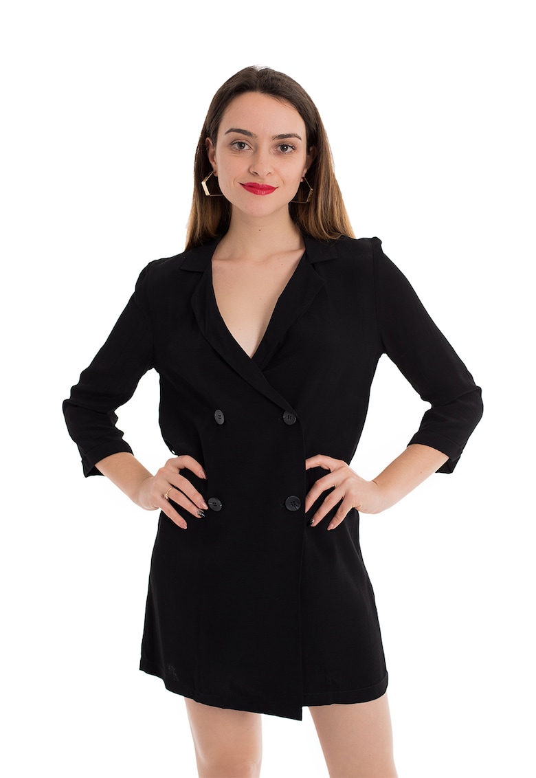 Rochie mini cu doua randuri de nasturi Alina