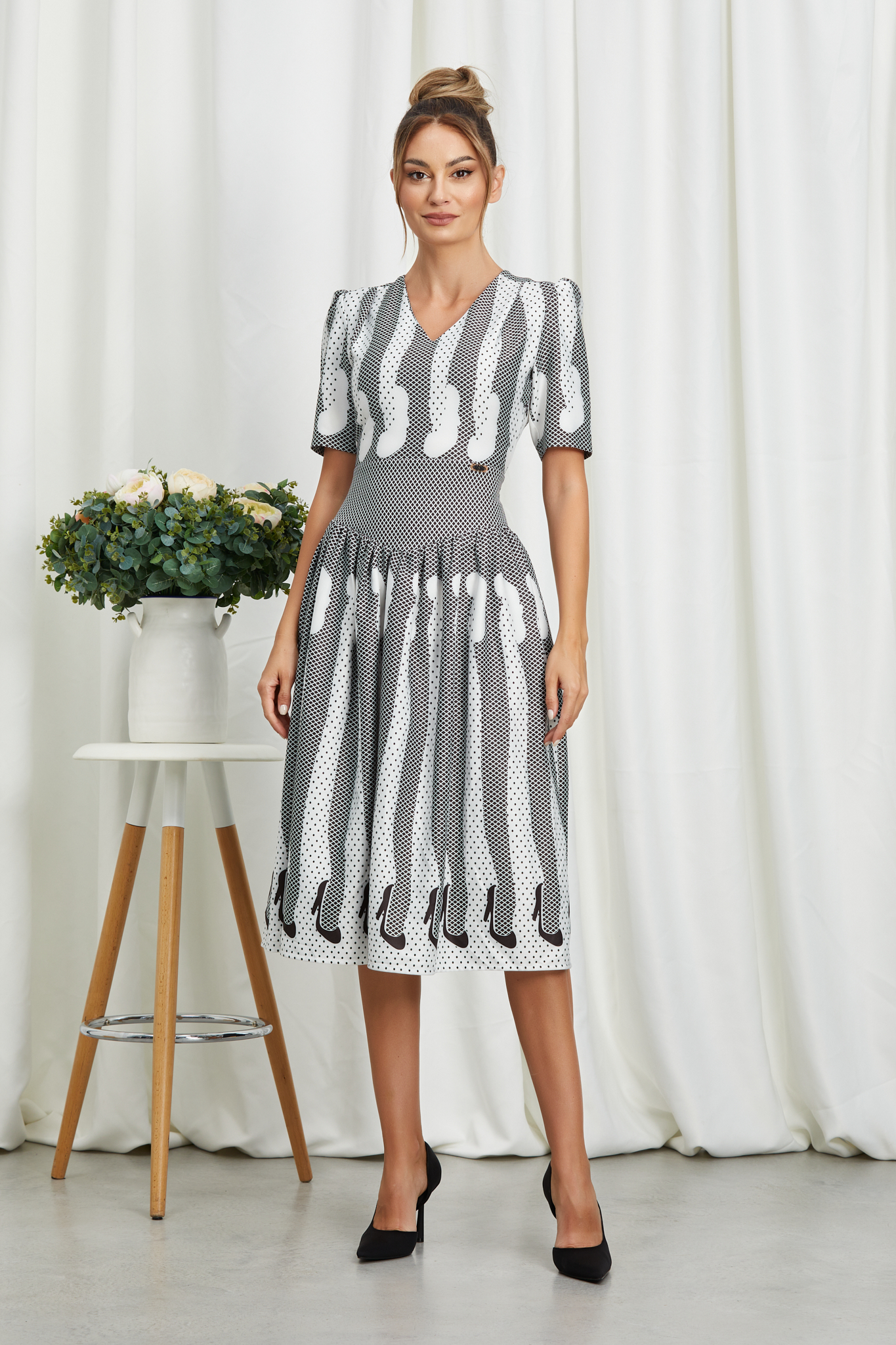 Rochie Linna Alba