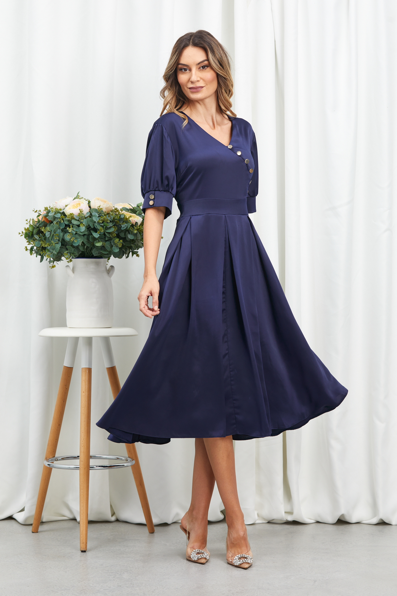 Rochie Geaninne Bleumarin