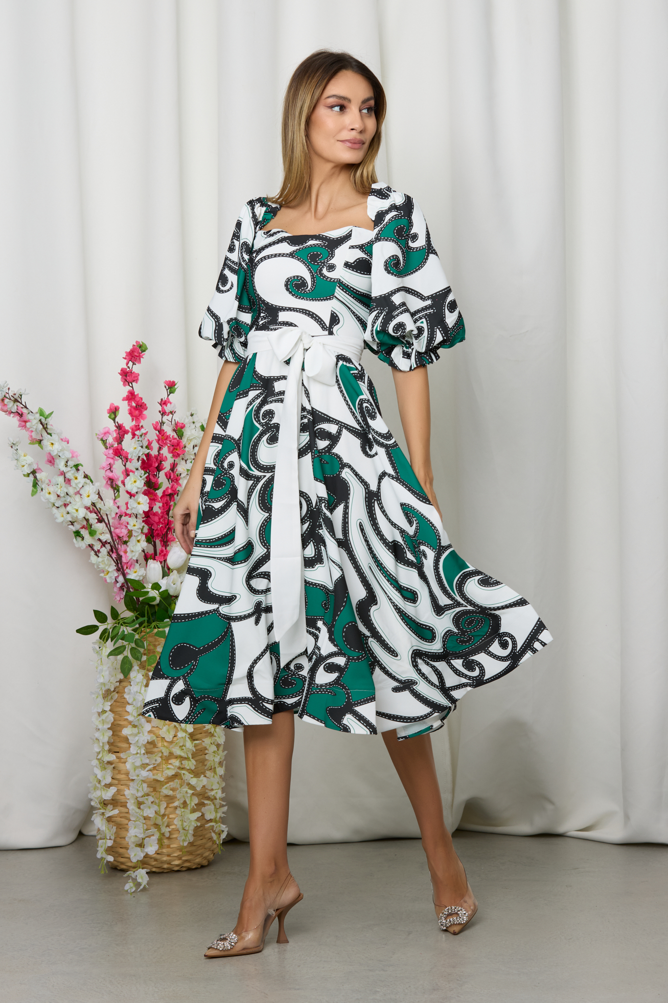 Rochie Daisy Verde