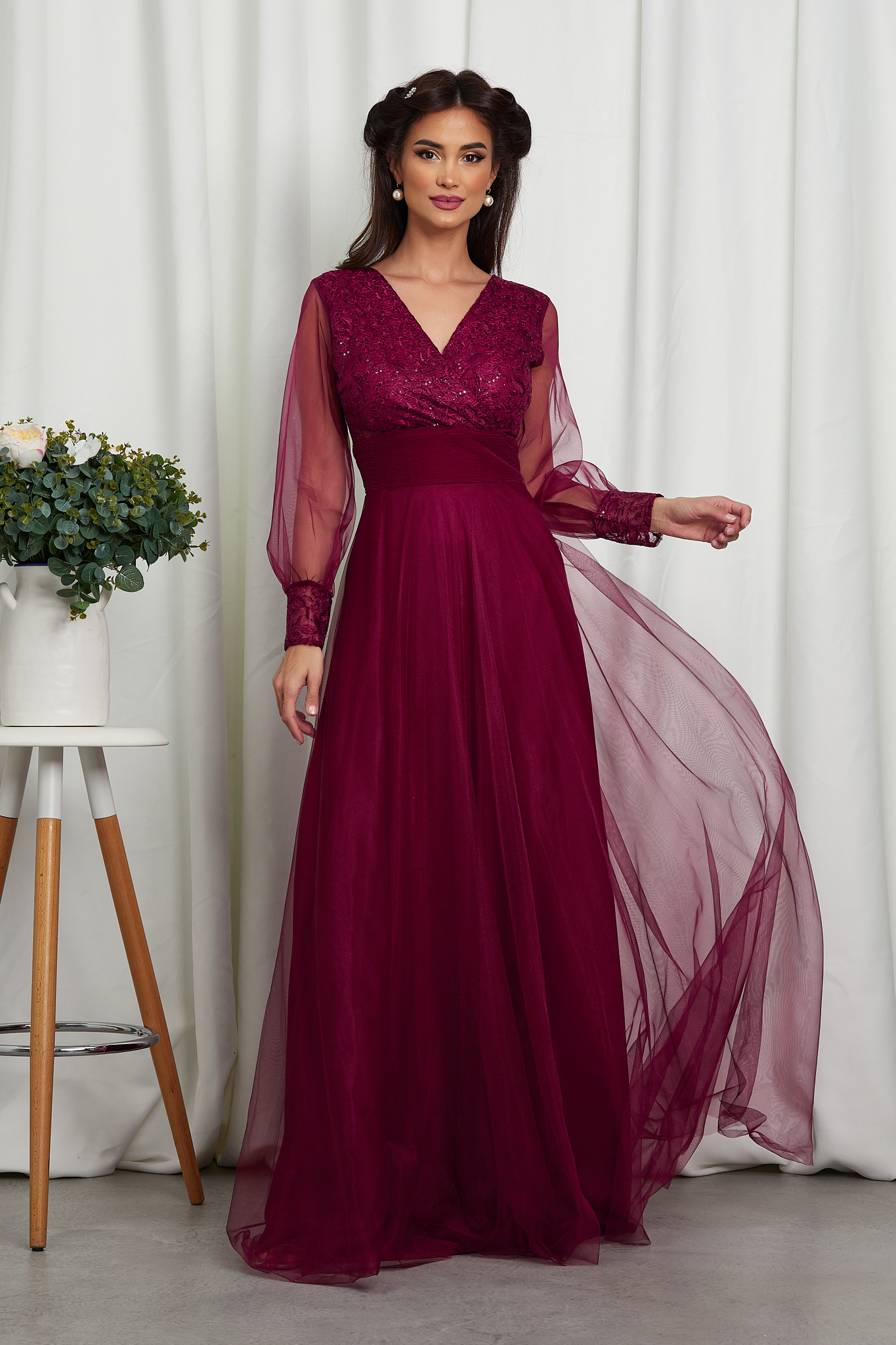 Rochie Dinasty Bordo