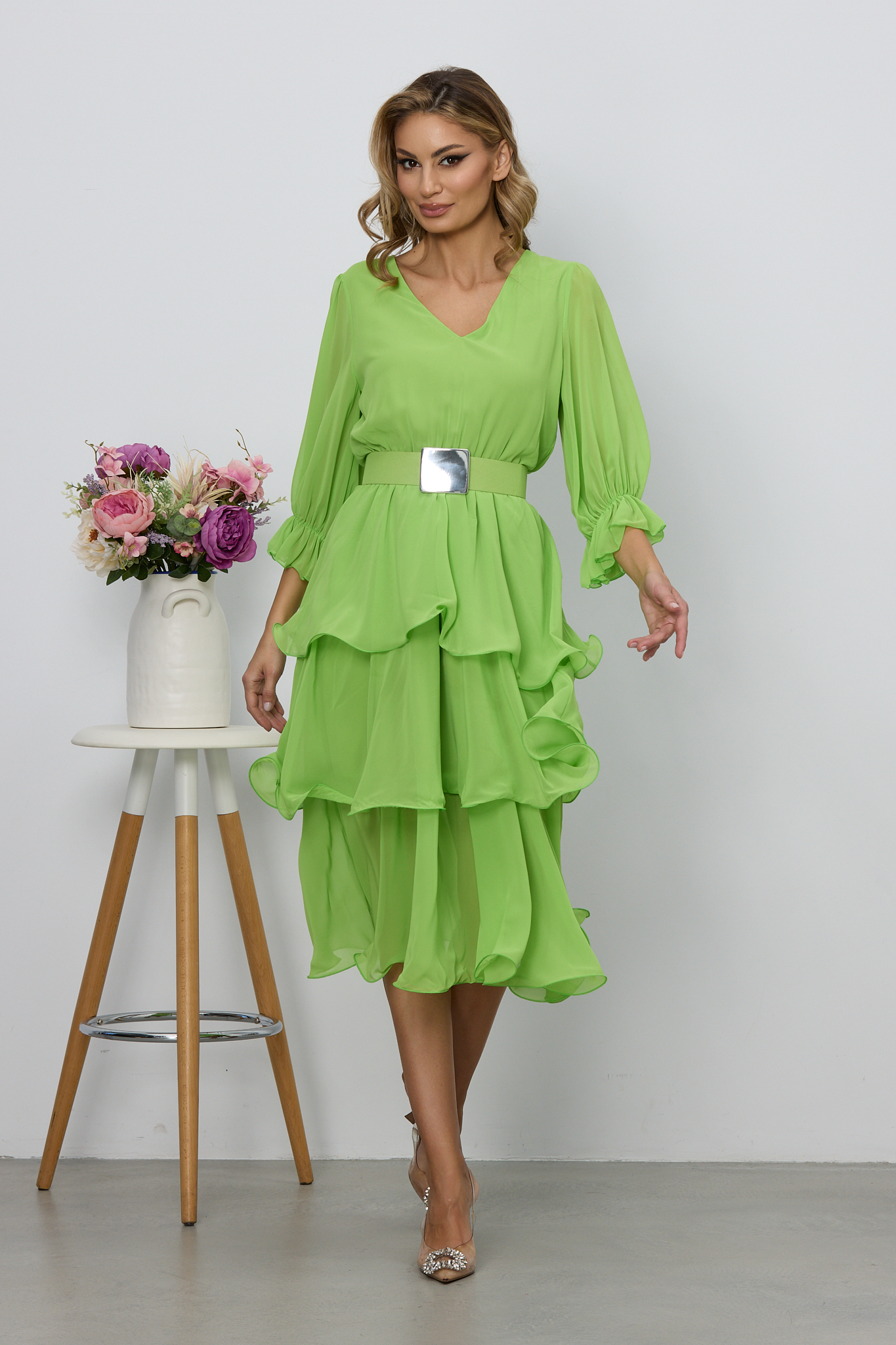 Rochie Camilla Verde Neon