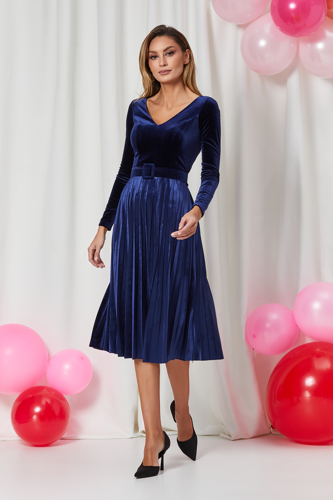 Rochie Caresse Bleumarin