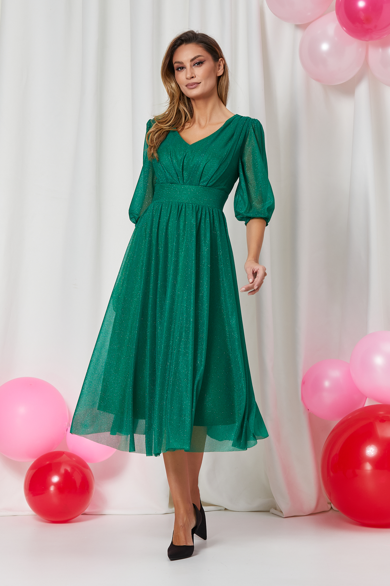 Rochie Nicolette Verde Deschis