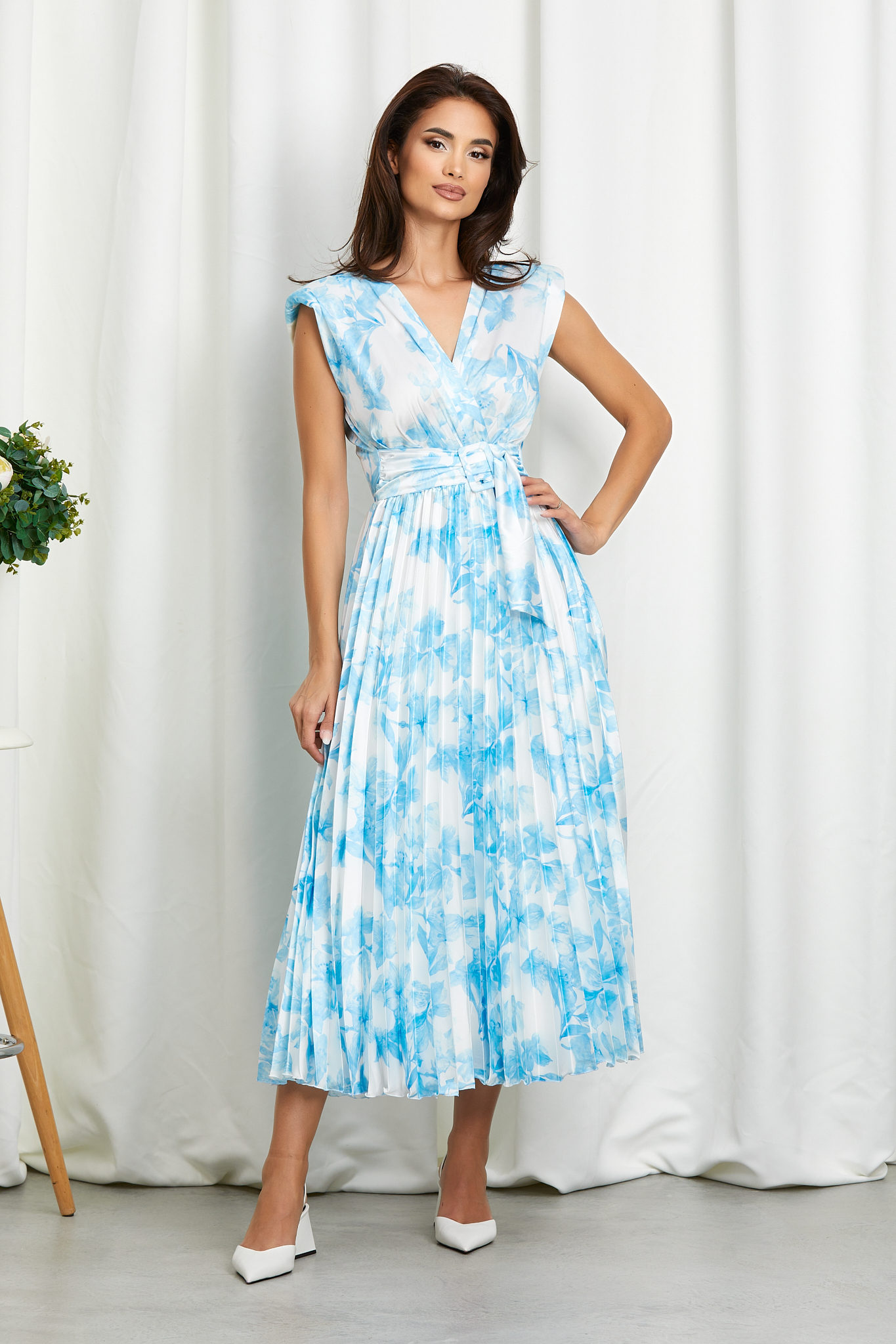 Rochie Carmen Bleu