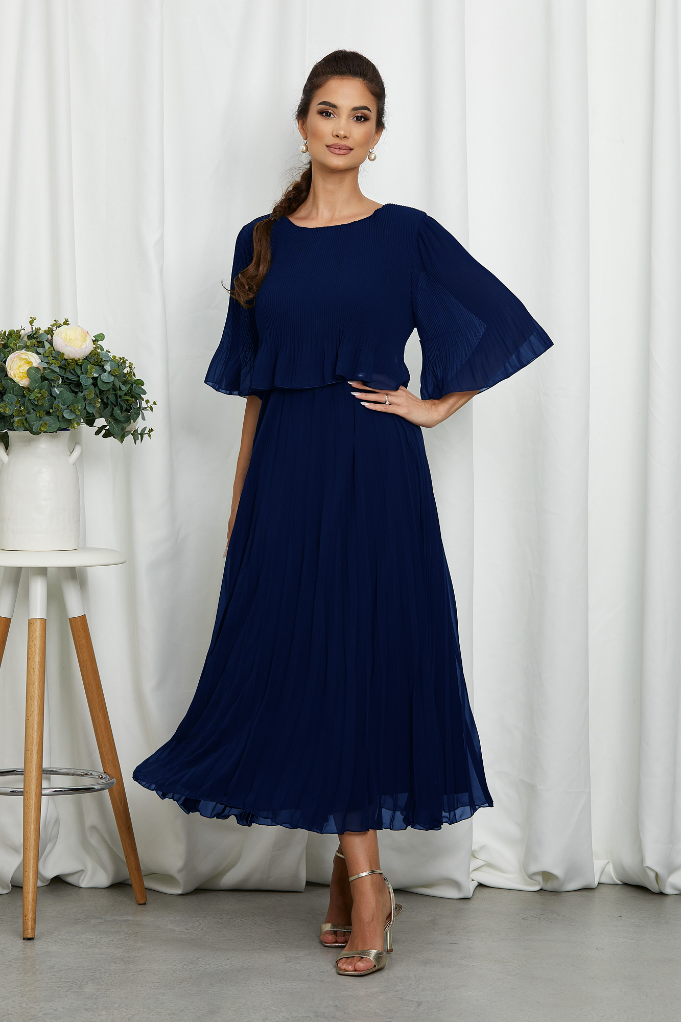 Rochie Valentina Bleumarin