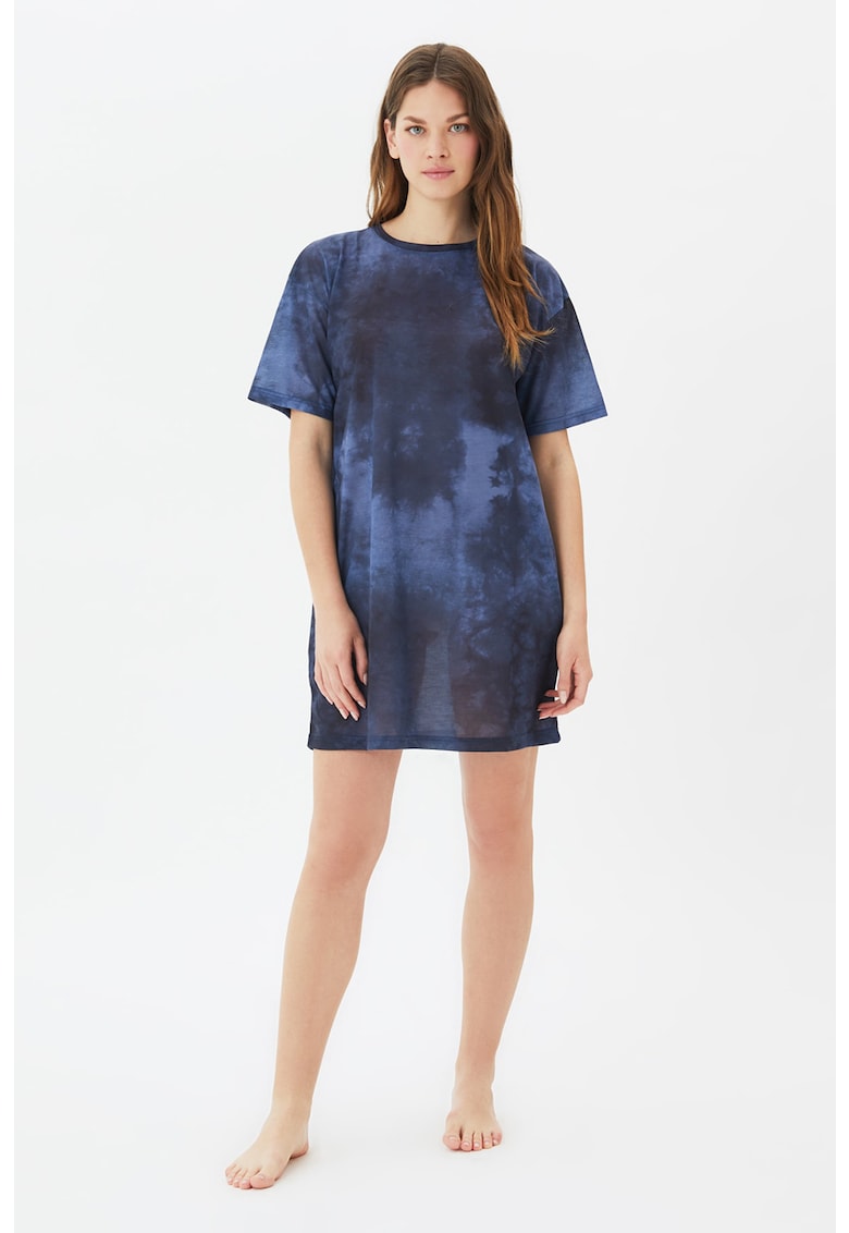 Rochie mini lejera cu model tie-dye